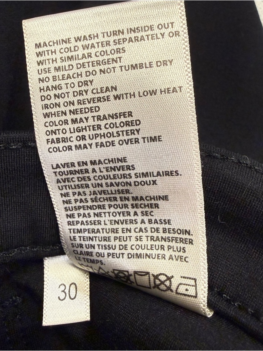 L’Agence Clayton High Rise Wide Leg Ponte Pants Black Size 30 - Picture 12 of 13